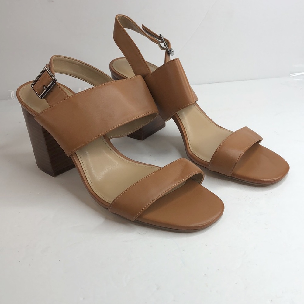 14th & Union faux Tan leather sandal 8.5M